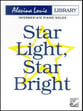 Star Light Star Bright piano sheet music cover